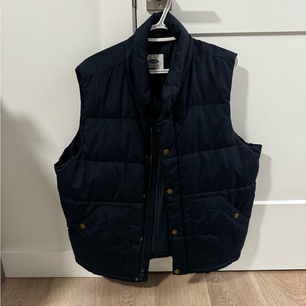 Navy Puffer Vest